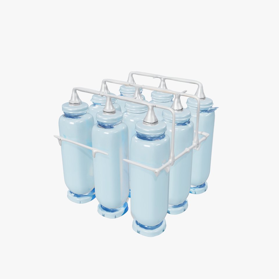 Industrial Blue Filter Tank model pack